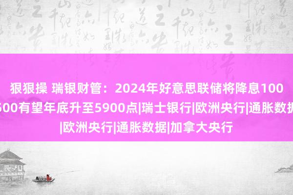 狠狠操 瑞银财管：2024年好意思联储将降息100个基点 标普500有望年底升至5900点|瑞士银行|欧洲央行|通胀数据|加拿大央行